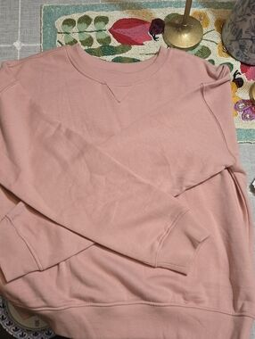 Girl's Rumi + Ryder Crewneck Sweatshirt in Dusty Pink